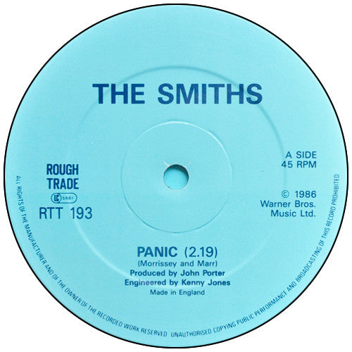 Smiths* : Panic (12", Single, CBS)