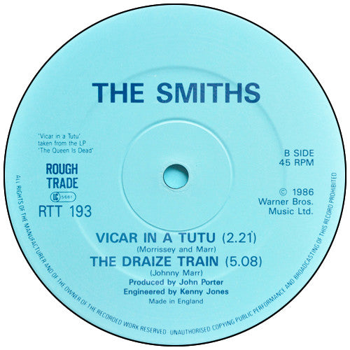 Smiths* : Panic (12", Single, CBS)