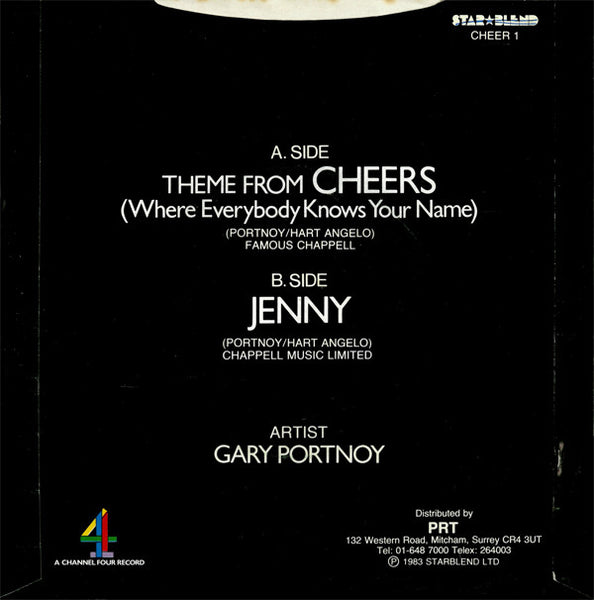 Gary Portnoy : Theme From "Cheers" (Where Everybody Knows Your Name) (7", Pap)
