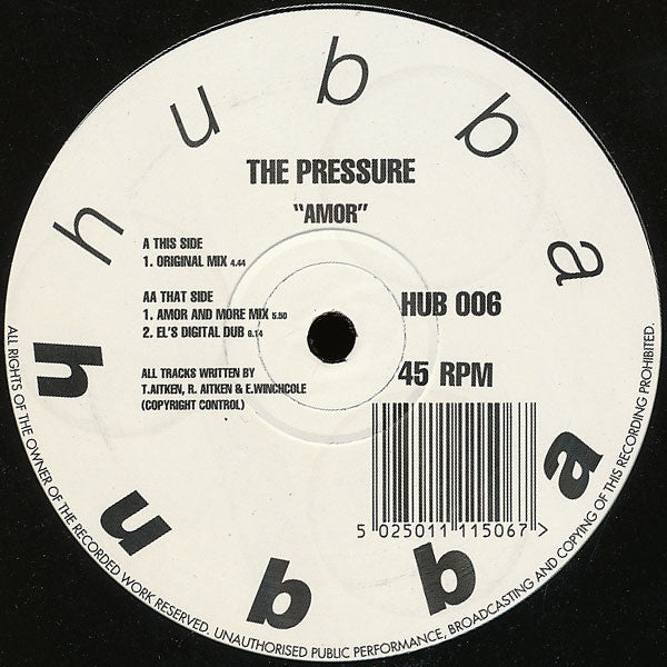 The Pressure : Amor (12")
