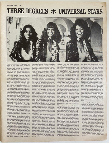 Blues & Soul Magazine - No. 178 January 27 - February 9, 1976