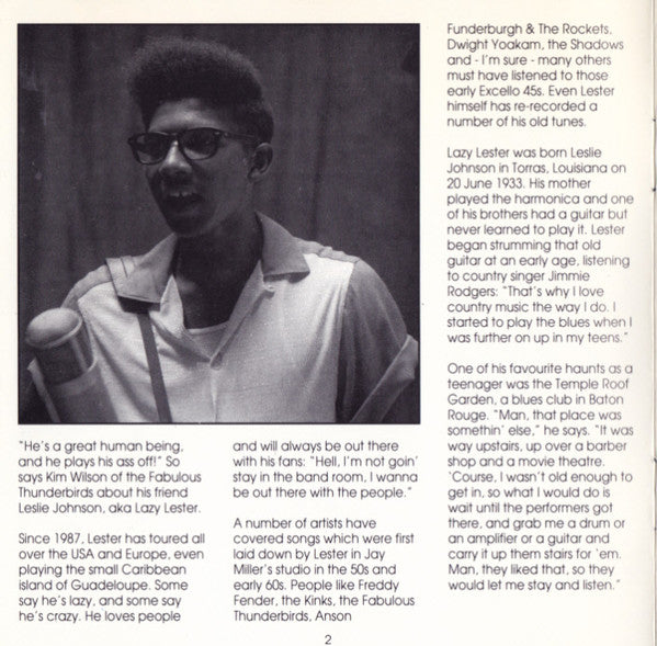 Lazy Lester : I'm A Lover Not A Fighter (CD, Comp, Mono)