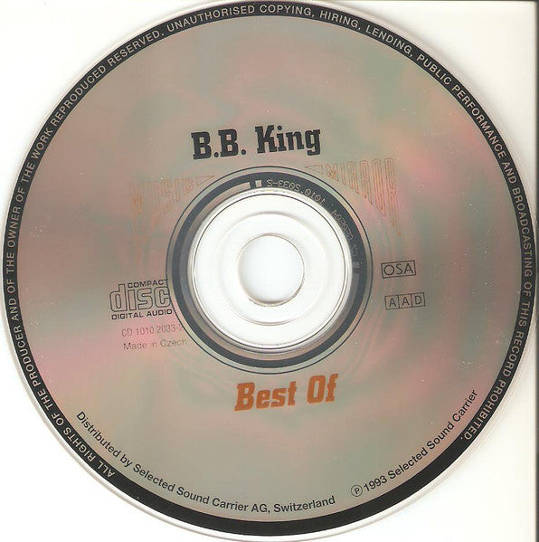B.B. King : Best Of (CD, Comp)