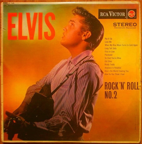 Elvis Presley With The Jordanaires : Elvis Rock 'n' Roll No. 2  (LP, Album, RE)