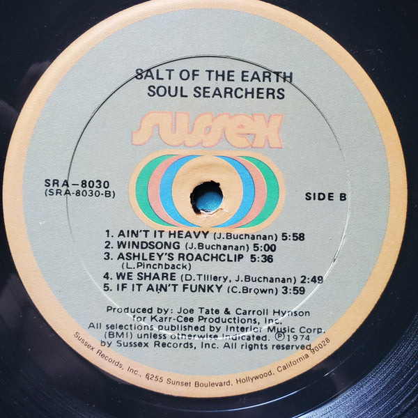 The Soul Searchers : Salt Of The Earth (LP, Album, Son)