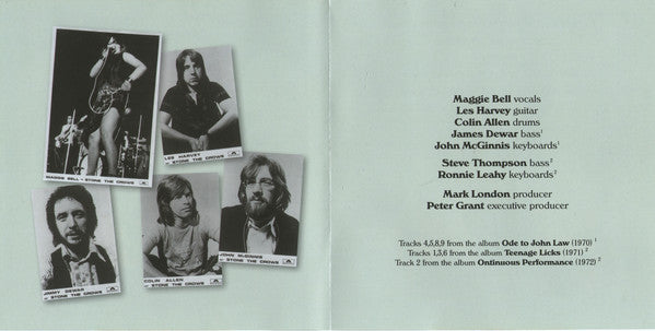 Stone The Crows Featuring Maggie Bell : Stone The Crows  Featuring Maggie Bell  (CD, Comp)