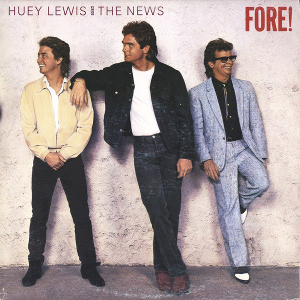 Huey Lewis And The News* : Fore! (LP, Album, Club)