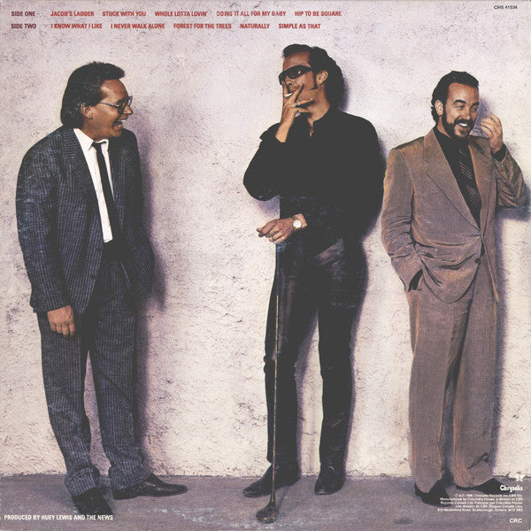 Huey Lewis And The News* : Fore! (LP, Album, Club)