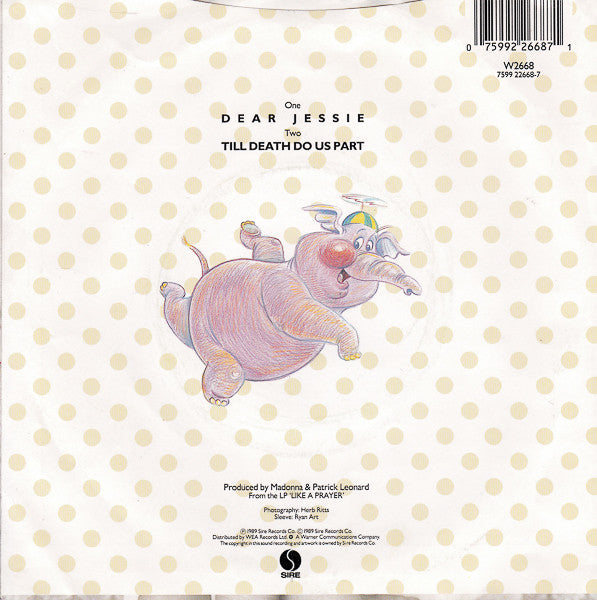 Madonna : Dear Jessie (7", Single, Mus)