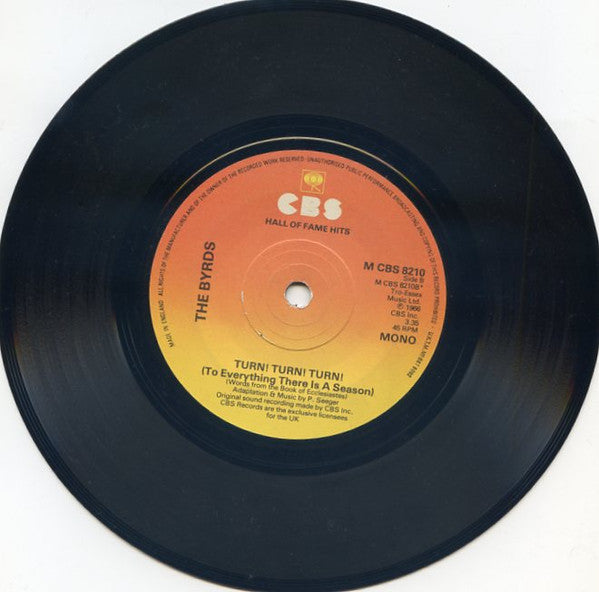 The Byrds : Mr. Tambourine Man (7", Single, Mono, RE, Sun)