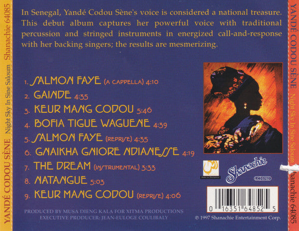 Yandé Codou Sène : Night Sky In Sine Saloum (CD, Album)