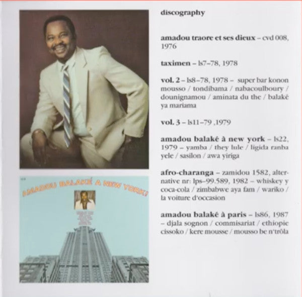 Amadou Balaké : Taximen + (CD, Album, RE)