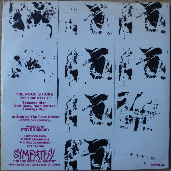 The Pooh Sticks : The Pure Styx (7", Whi)