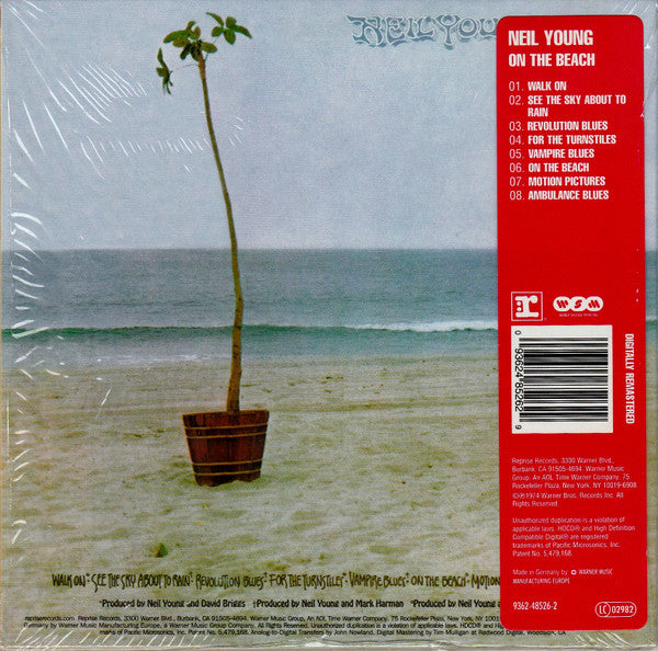 Neil Young : On The Beach (HDCD, Album, RE, RM, Pap)