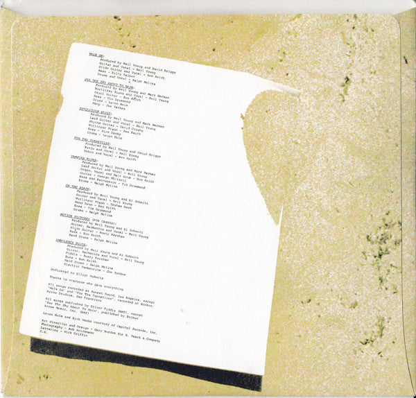 Neil Young : On The Beach (HDCD, Album, RE, RM, Pap)