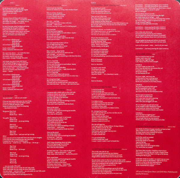 Queen : The Works (LP, Album, Rou)