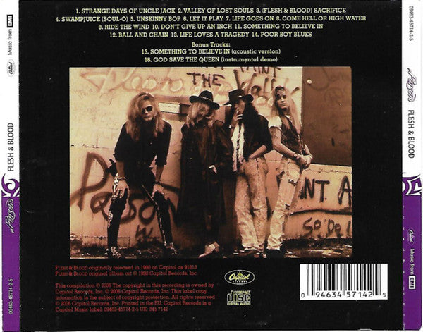 Poison (3) : Flesh & Blood (CD, Album, RE, RM)