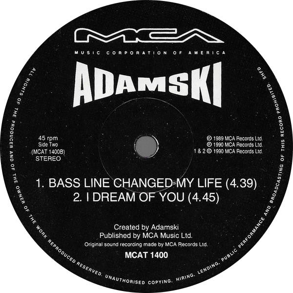 Adamski : Killer (12", Single)