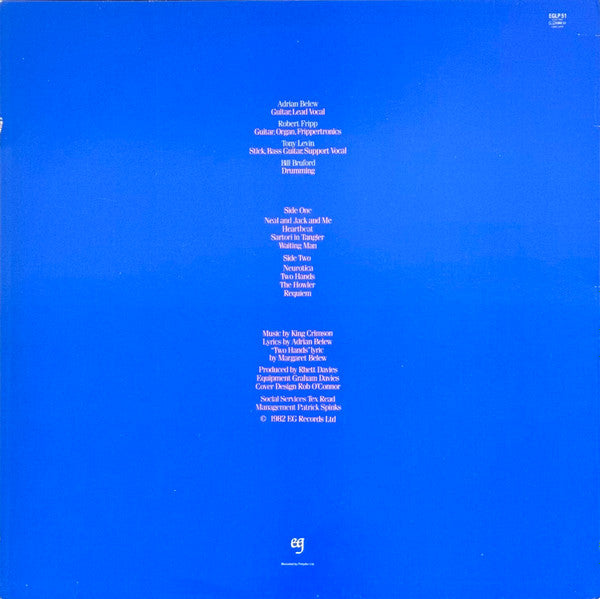 King Crimson : Beat (LP, Album)