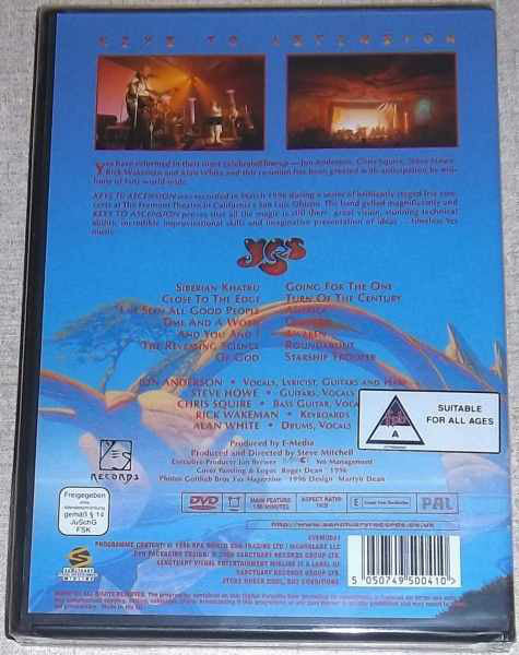 Yes : Keys To Ascension (DVD-V, RE, PAL)