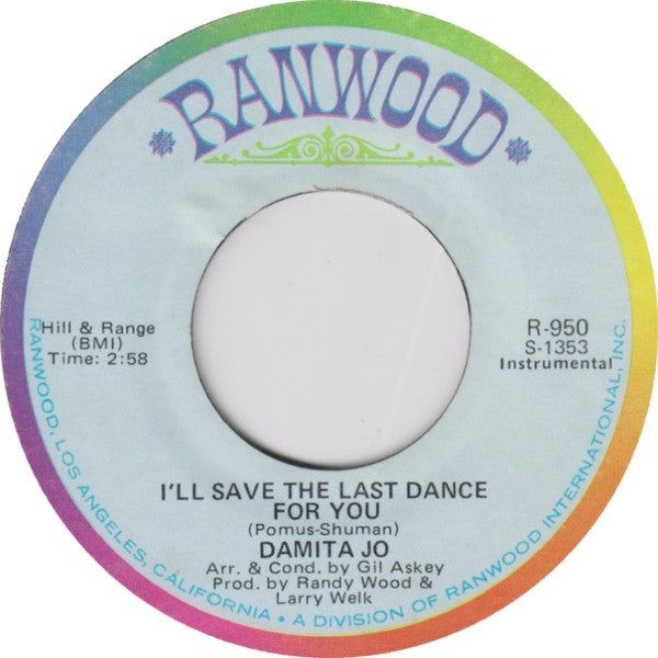 Damita Jo : I'll Save The Last Dance For You / Mrs. Robinson (7", Single)