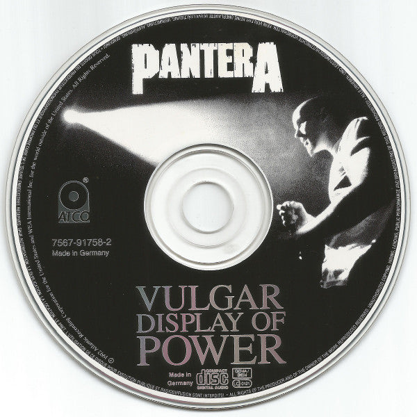 Pantera : Vulgar Display Of Power (CD, Album, RP)