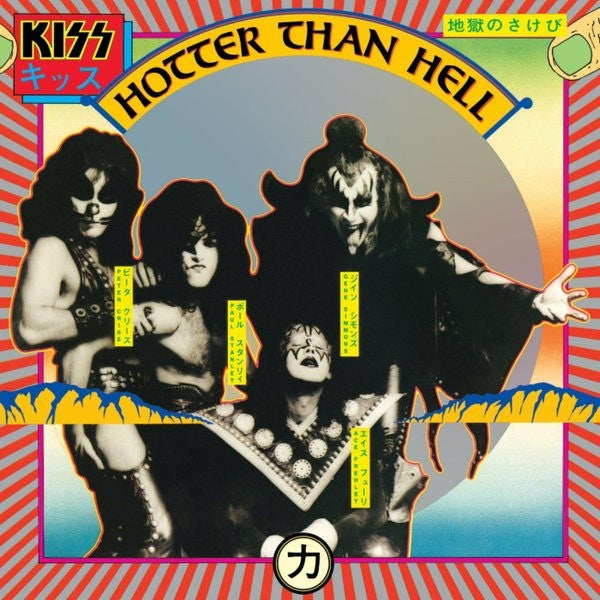 Kiss : Hotter Than Hell (LP, Album, RE)