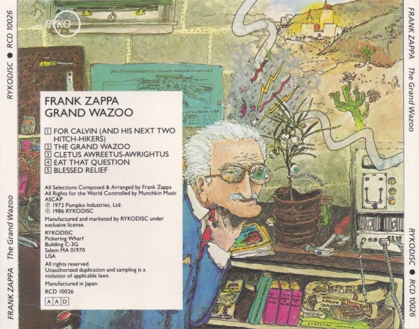 Frank Zappa : The Grand Wazoo (CD, Album, RE)