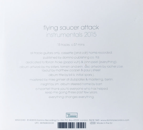 Flying Saucer Attack : Instrumentals 2015 (CD, Album)