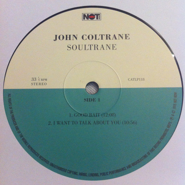 John Coltrane : Soultrane (LP, Album, Mono, RE, 180)