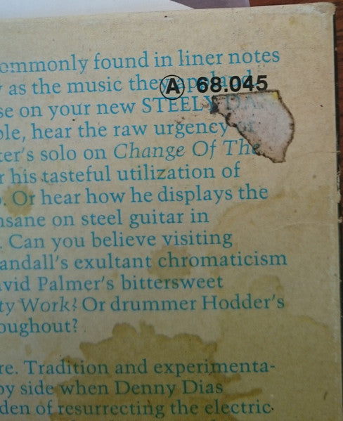 Steely Dan : Can't Buy A Thrill (LP, Album, RE, Gat)