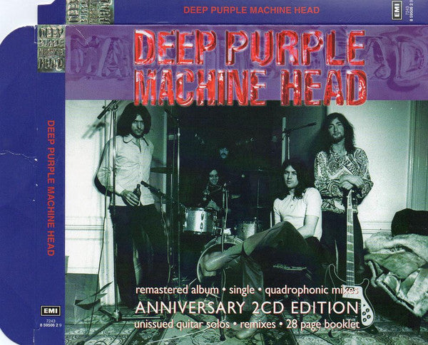 Deep Purple : Machine Head (CD, Album, RE + CD, Album, RE, RM + 25t)