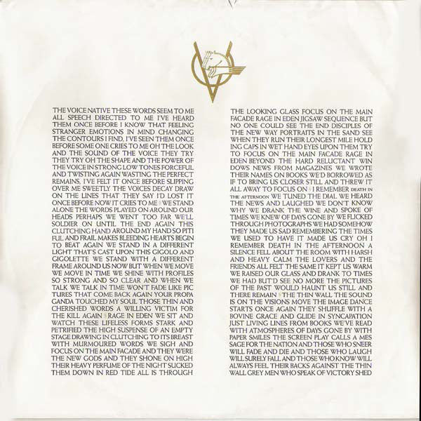 Ultravox : Rage In Eden (LP, Album)