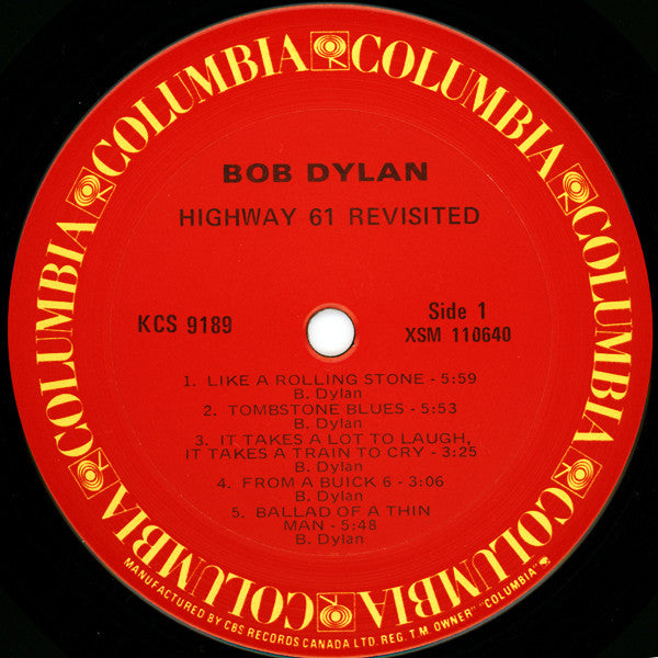 Bob Dylan : Highway 61 Revisited (LP, Album, RE)