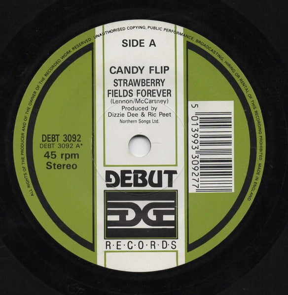 Candy Flip : Strawberry Fields Forever (7", Single, Pap)