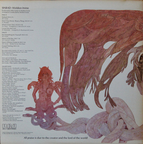 Weldon Irvine : Sinbad (LP, Album)
