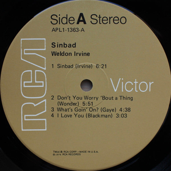 Weldon Irvine : Sinbad (LP, Album)