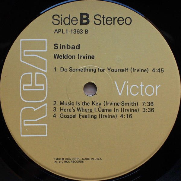 Weldon Irvine : Sinbad (LP, Album)