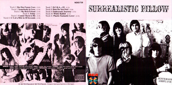 Jefferson Airplane : Surrealistic Pillow (CD, Album, RE)