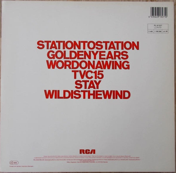 David Bowie : Station To Station (LP, Album, RE)