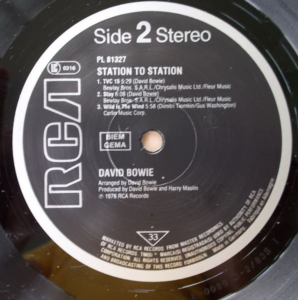 David Bowie : Station To Station (LP, Album, RE)