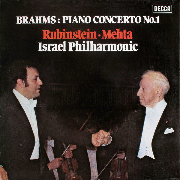 Brahms*, Rubinstein* ∙ Mehta*, Israel Philharmonic* : Piano Concerto No.1 (LP)