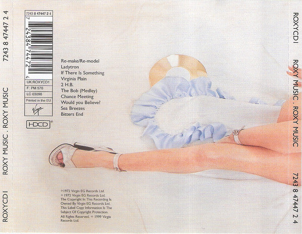 Roxy Music : Roxy Music (HDCD, Album, RM, RP)
