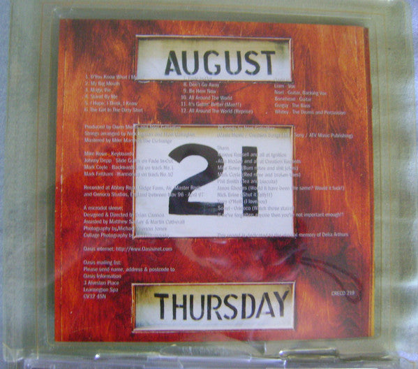 Oasis (2) : Be Here Now (CD, Album, S/Edition)