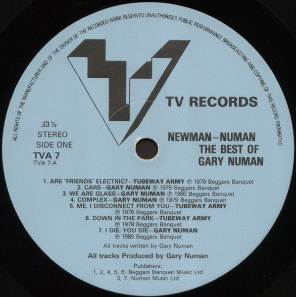 Gary Numan : New Man Numan - The Best Of Gary Numan (LP, Comp)