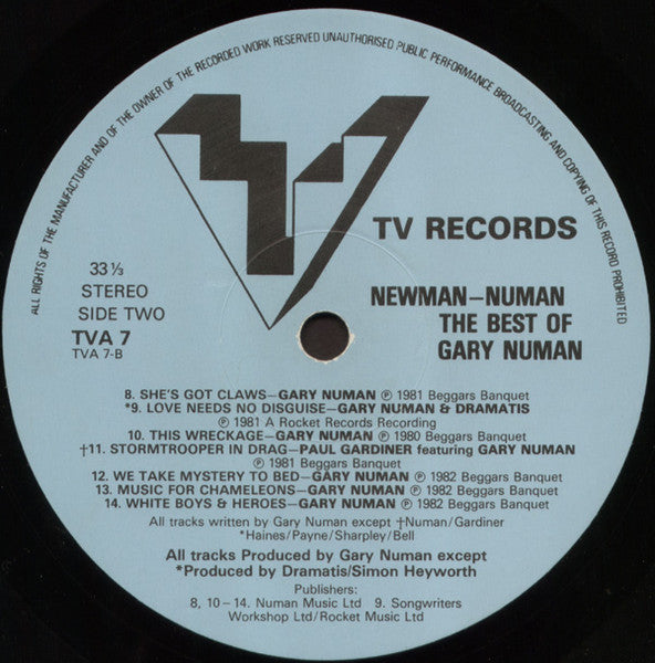 Gary Numan : New Man Numan - The Best Of Gary Numan (LP, Comp)