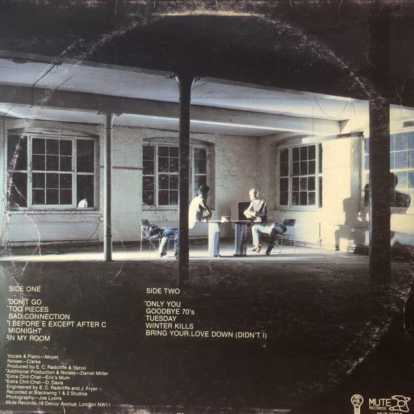 Yazoo : Upstairs At Eric's (LP, Album)