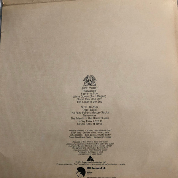 Queen : Queen II (LP, Album, Gat)