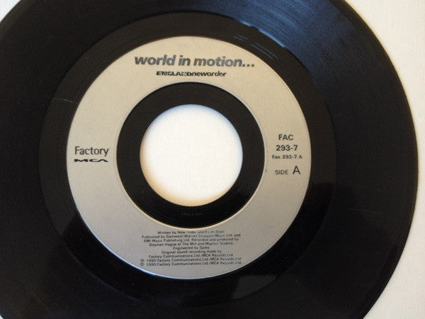 Englandneworder* : World In Motion... (7", Single, Jukebox, Sil)