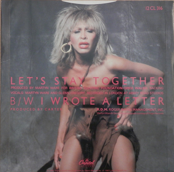 Tina Turner : Let's Stay Together (12", Single, Pic)